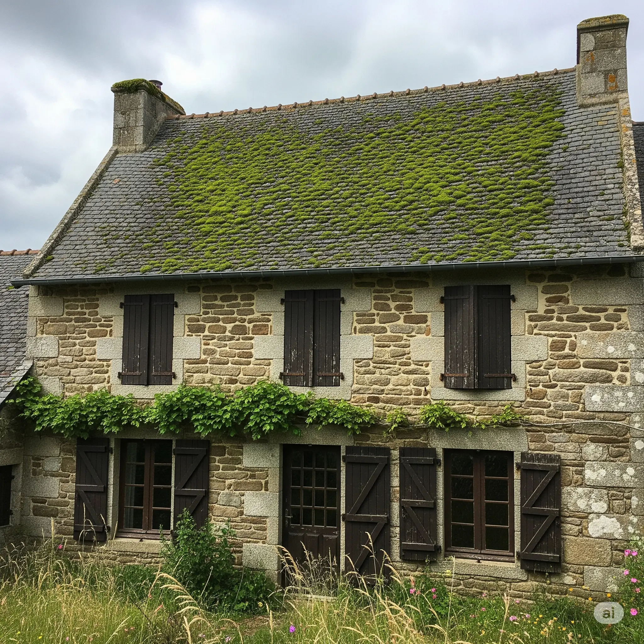 Zones intervention nettoyage toiture drone Maine-et-Loire ardoise mousse 49
